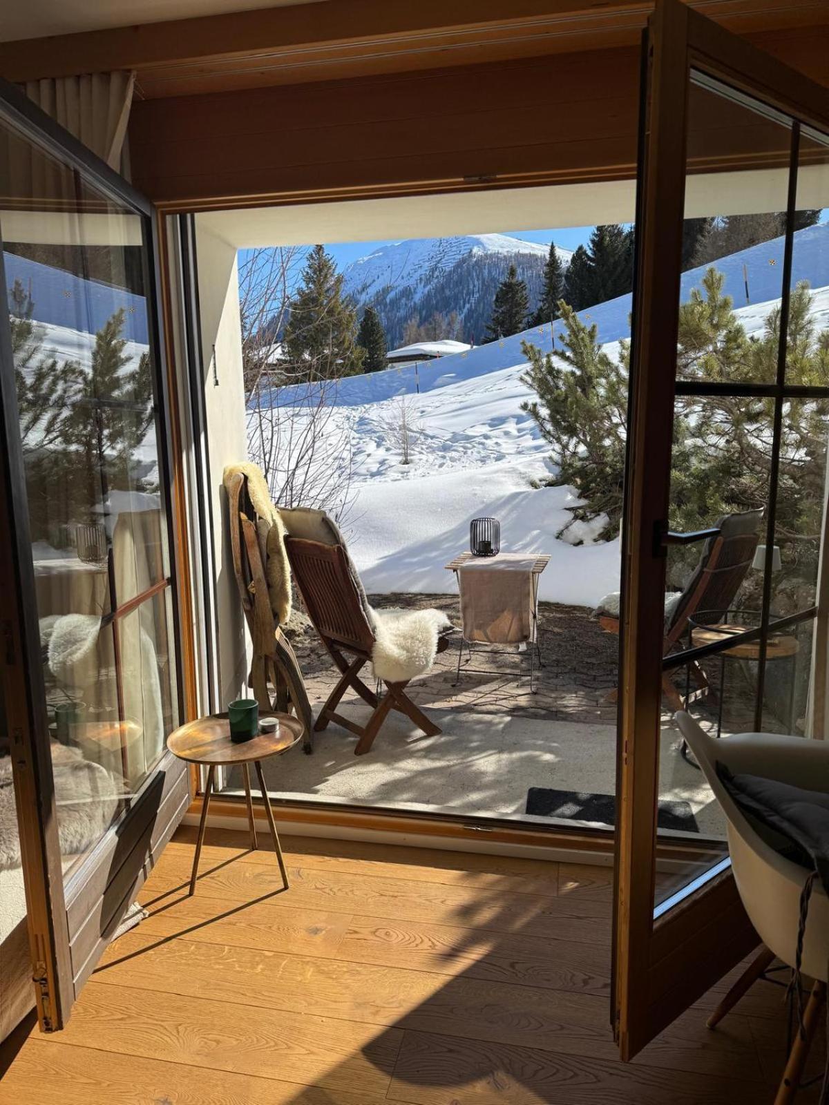 Chalet Studio - Top Ausstattung - Beste Lage Davos Buitenkant foto